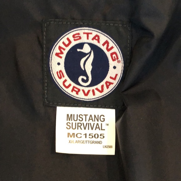 Mustang Survival Classic Flotation Coat 1505 - Brand New without Tags - Picture 7 of 7